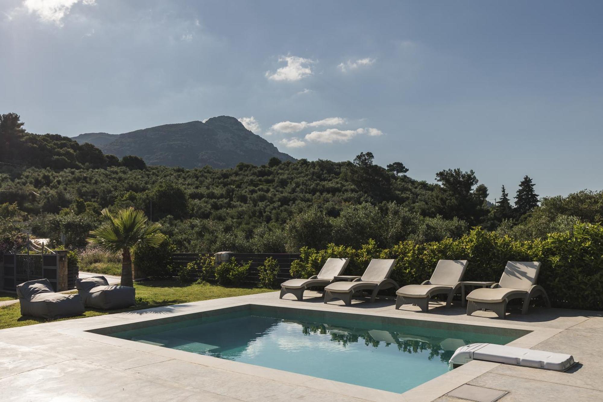 Binios Villa - Private Pool, Walking Distance From The Beach Vasilikí Eksteriør billede